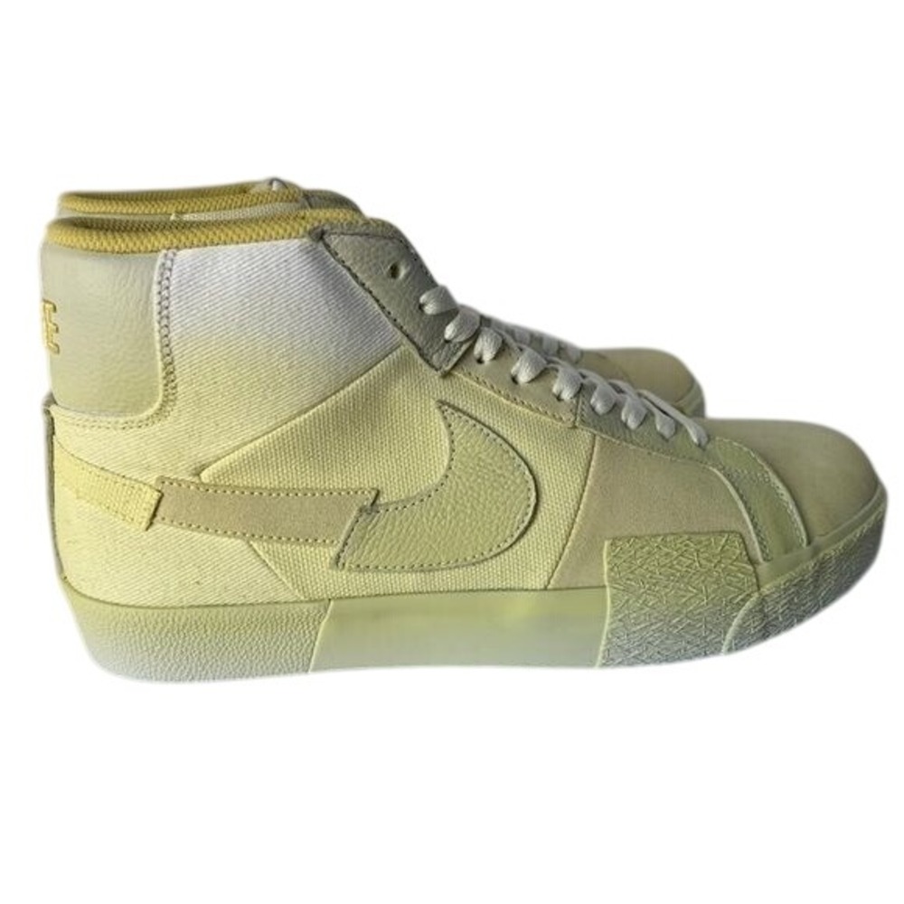 Nike SB Zoom Blazer Mid Men's 11.5 DR9087-700 Lemon Wash Yellow Skate Shoes